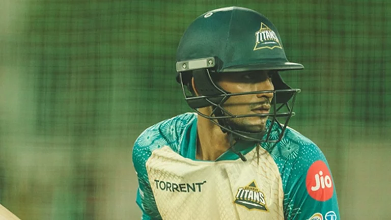Shubman Gill in Gujarat Titans training ahead of IPL 2026 clash against Punjab Kings. - gujarat_titans/X