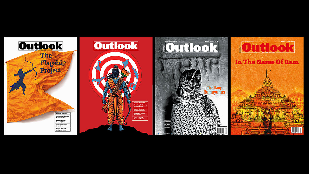 From Bihar to Delhi, the Ram Navami celebrations since then witness streets, houses, buildings covered in the tell-tale saffron flag. - Outlook Team