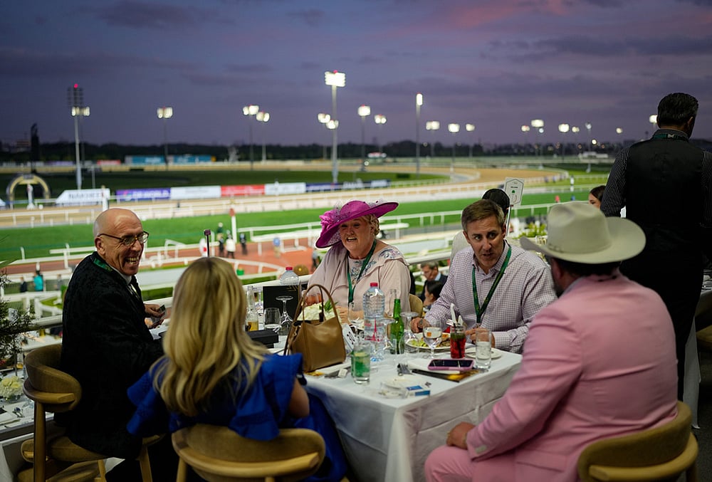 Glamour at the Dubai World Cup horse race but thinner crowds due to Iran war-