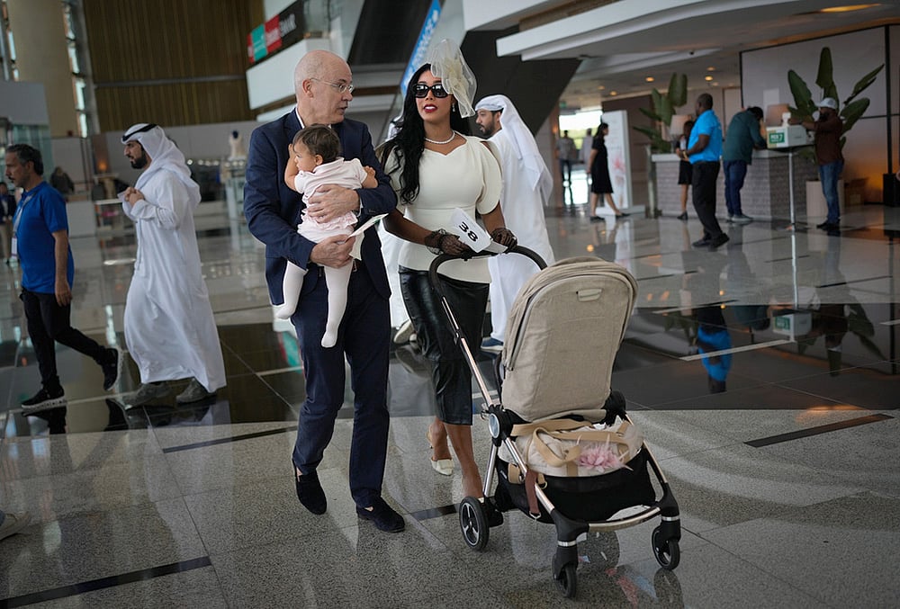 Glamour at the Dubai World Cup horse race but thinner crowds due to Iran war Racegoers-