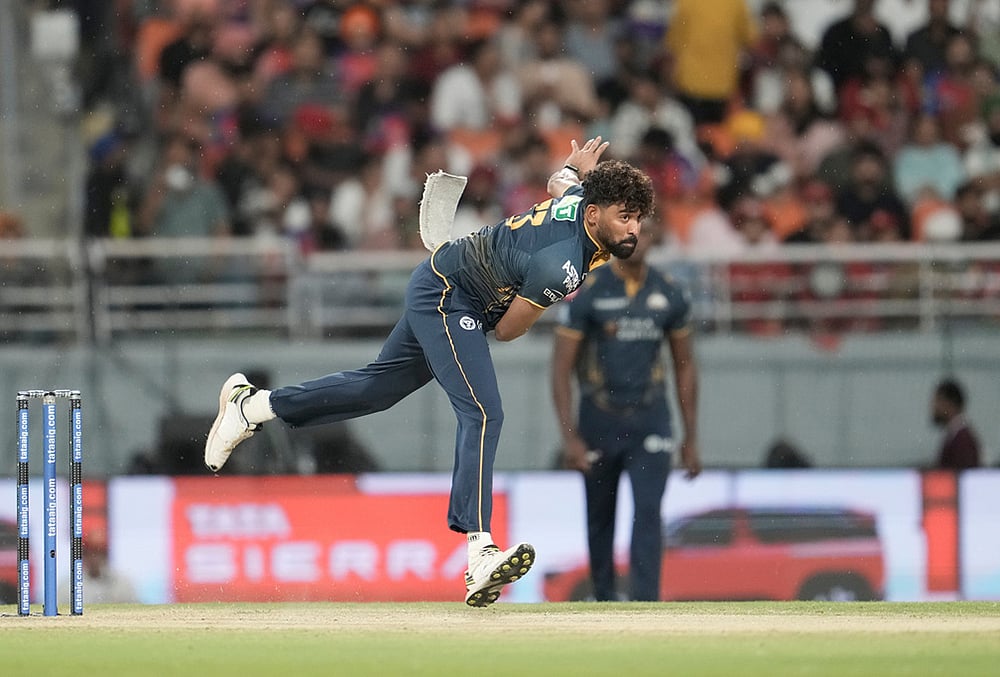 Gujarat Titans vs Punjab Kings IPL 2026 match photos-Mohammed Siraj