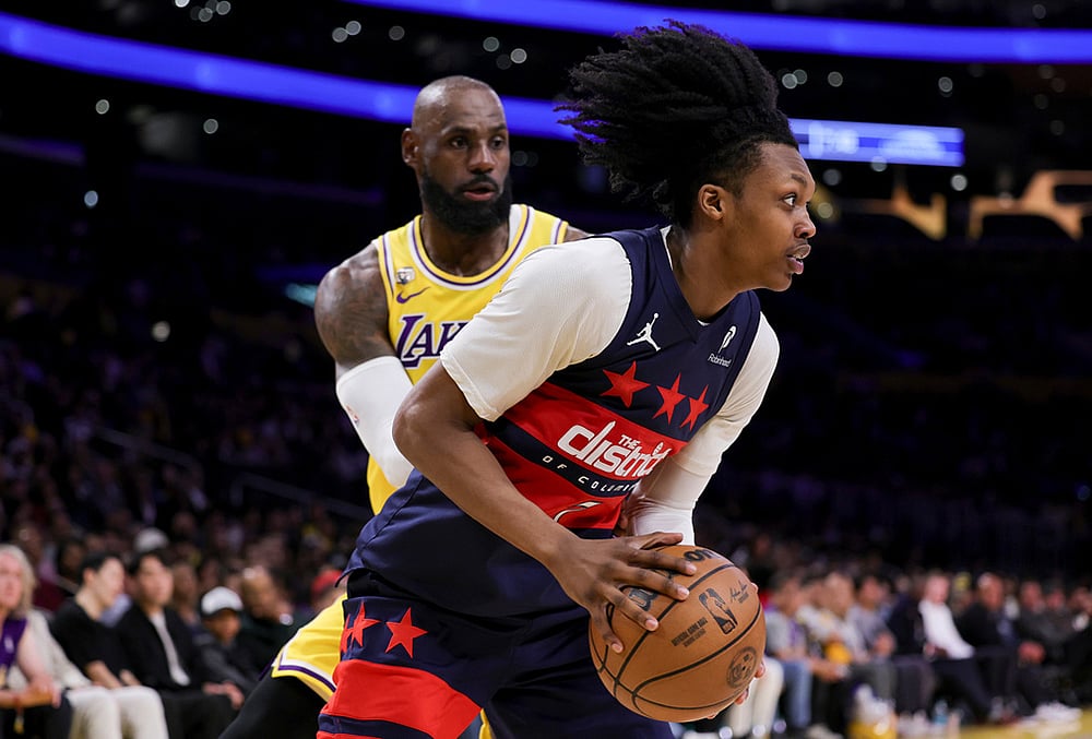 Los Angeles Lakers Vs Washington Wizards NBA basketball-Bub Carrington