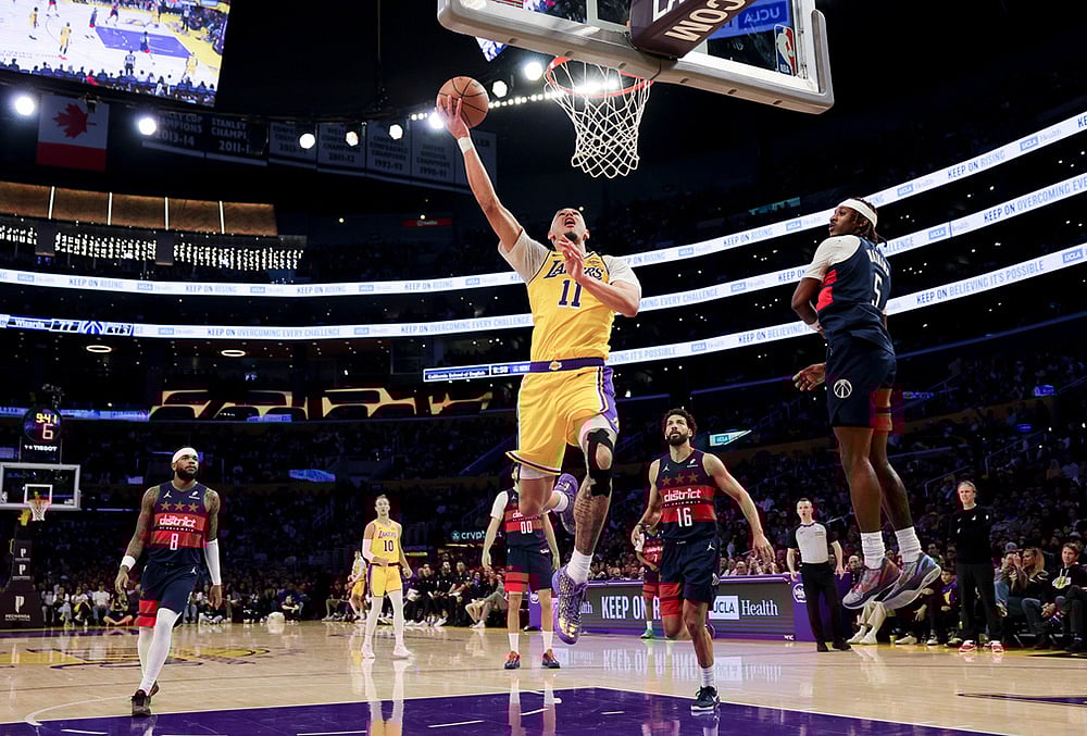 Los Angeles Lakers Vs Washington Wizards NBA basketball-Jaxson Hayes