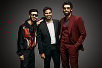 Founders of Loca Loka - Rana Daggubati, Anirudh Ravichander, and Harsha Vadlamudi