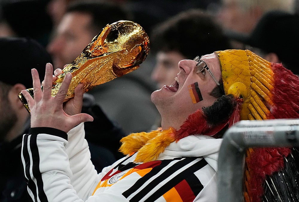 Germany Vs Ghana International Friendly soccer-A German supporter