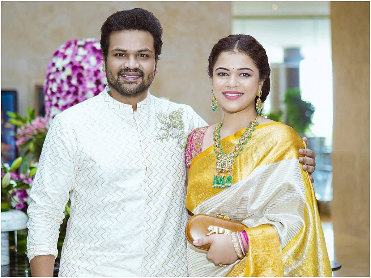 Monika Manchu and Manoj Manchu
