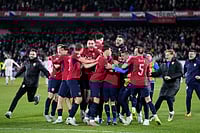 Czechia 2-2 Denmark LIVE Score, FIFA World Cup Play‑Offs Final: Czechs Win As Danes Hearts Broken In Prague AP Photo/Petr David Josek : Czechia players celebrate after winning a penalty shootout at the end of the World Cup qualifying playoff final soccer match between Czechia and Denmark in Prague, Tuesday, March 31, 2026.