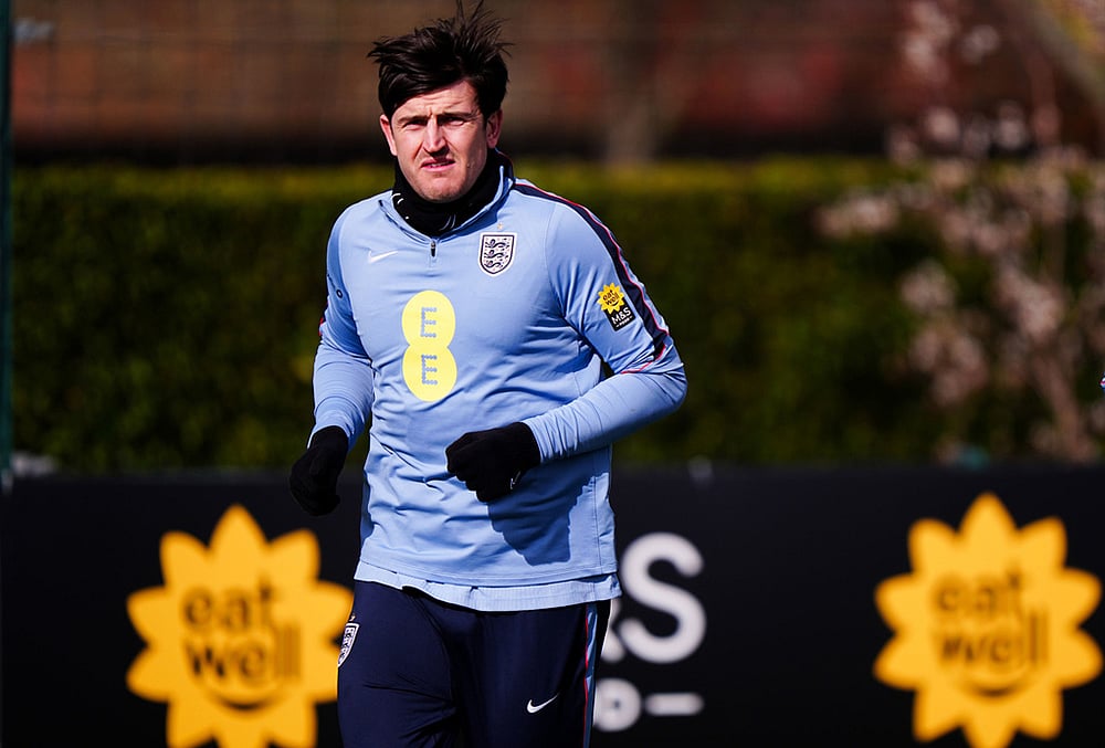 England vs Japan friendly 2026 Three Lions training session-Harry Maguire