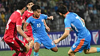 India 0-1 Tajikistan, U23 Tri-Nation Championship 2026: Azizbek Strike Down Blue Colts In Title Clash | Photo: AIFF : India's Shivaldo Chingangbam in action during the U23 Tri-Nation Championship match against Tajikistan on March 31, 2026.