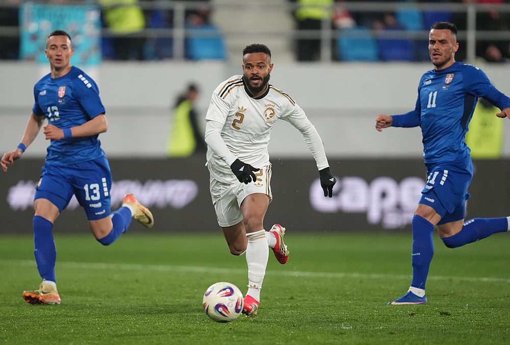 Serbia vs Saudi Arabia International soccer Friendly-Ali Majrash