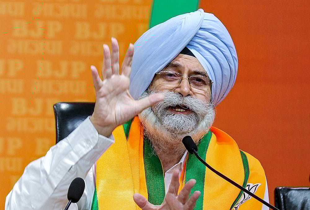 Former AAP leader HS Phoolka joins BJP