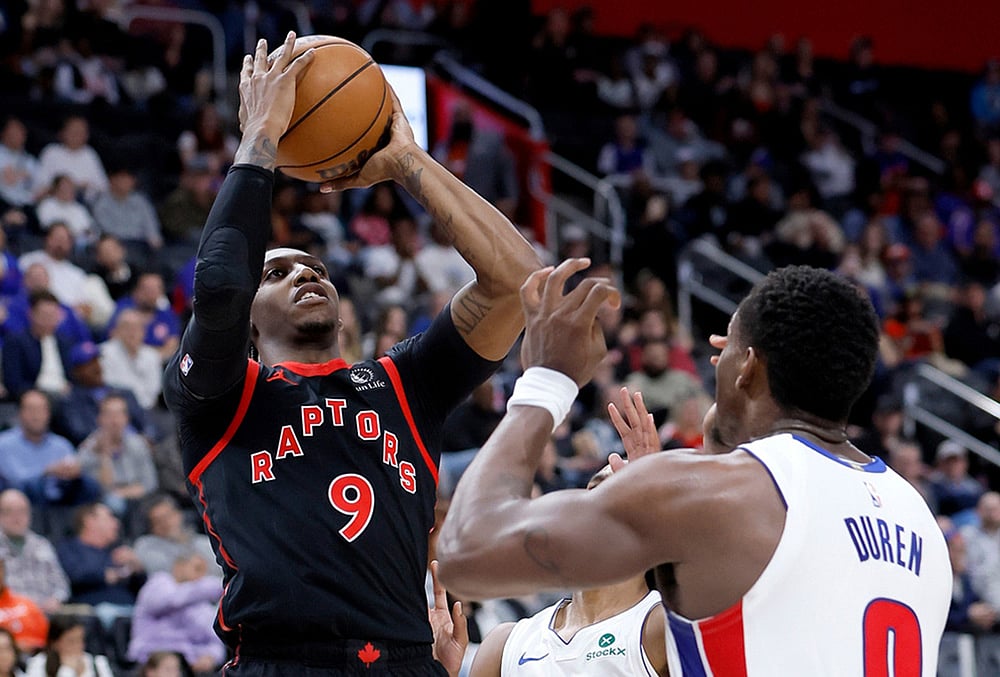 Detroit Pistons Vs Toronto Raptors NBA game-RJ Barrett