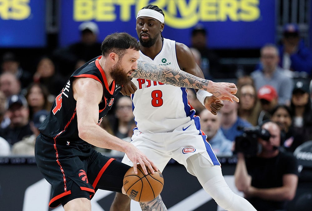 Detroit Pistons Vs Toronto Raptors NBA game-Sandro Mamukelashvili