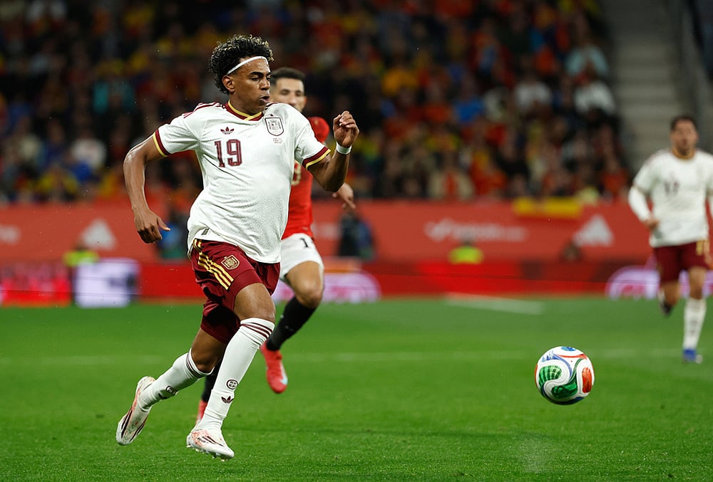 Spain Vs Egypt FIFA International Friendly-Spains Lamine Yamal