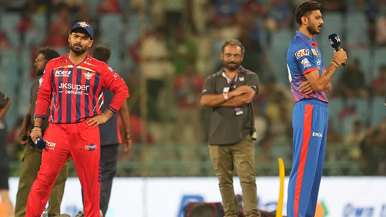 IPL 2026, LSG vs DC Live Cricket Score: Lucknow Super Giants take on Delhi Capitals in IPL 2026 Match No. 5. - AP/Manish Swarup