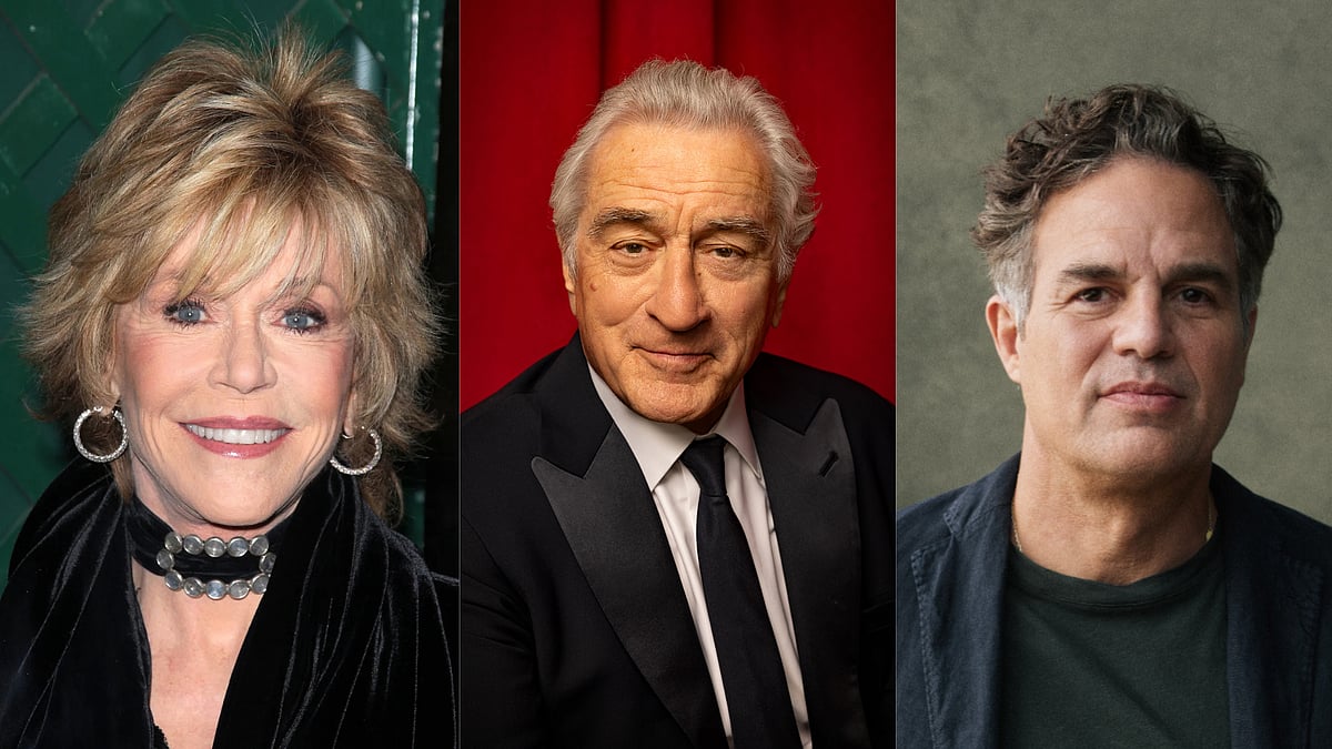 (L-R) Jane Fonda, Robert De Niro, Mark Ruffalo - null