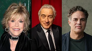 (L-R) Jane Fonda, Robert De Niro, Mark Ruffalo
