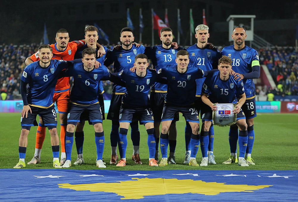Kosovo vs Turkey World Cup qualifying playoff final-Kosovos players