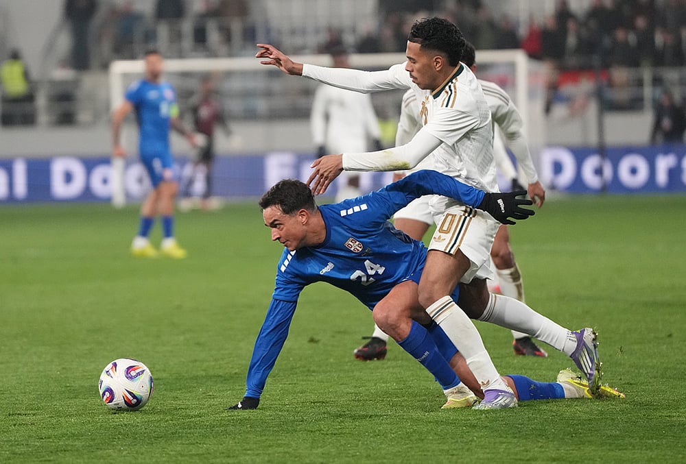 Serbia vs Saudi Arabia International soccer Friendly-Serbias Petar Stanic