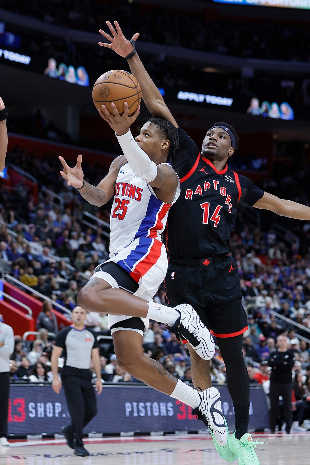 Detroit Pistons Vs Toronto Raptors NBA game-Marcus Sasser