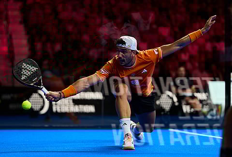 Alejandro Galan during the finals of the Miami Premier Padel P1, United States on March 29, 2026.