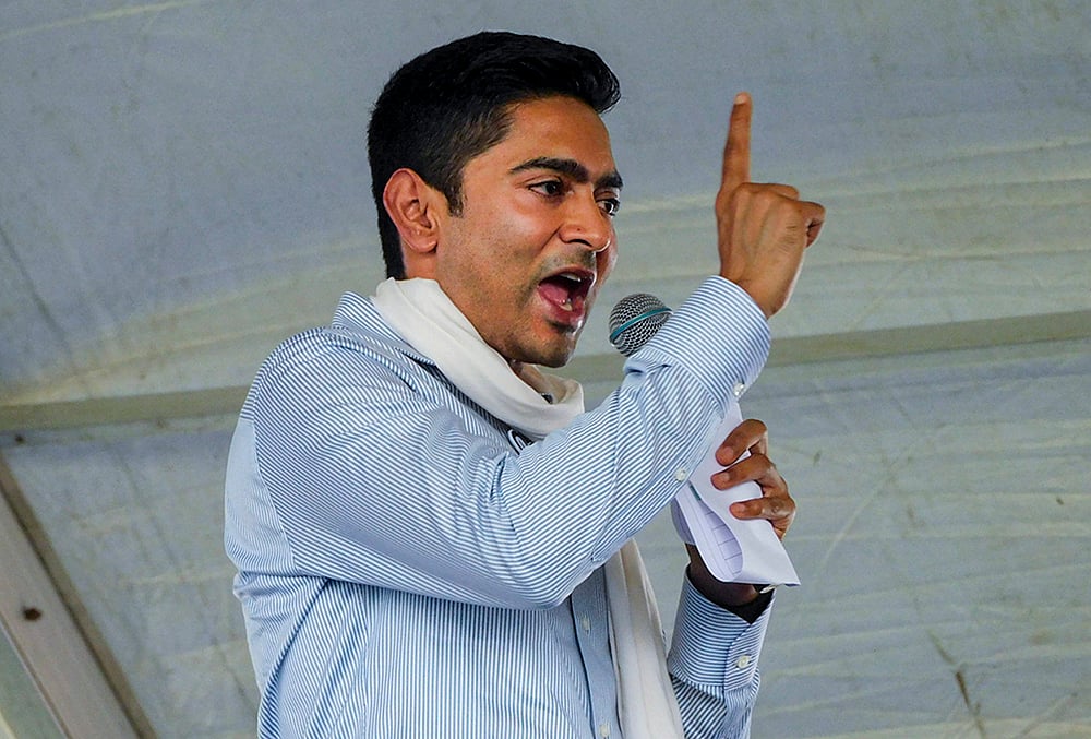 WB polls: Abhishek Banerjee campaigns in Bankura