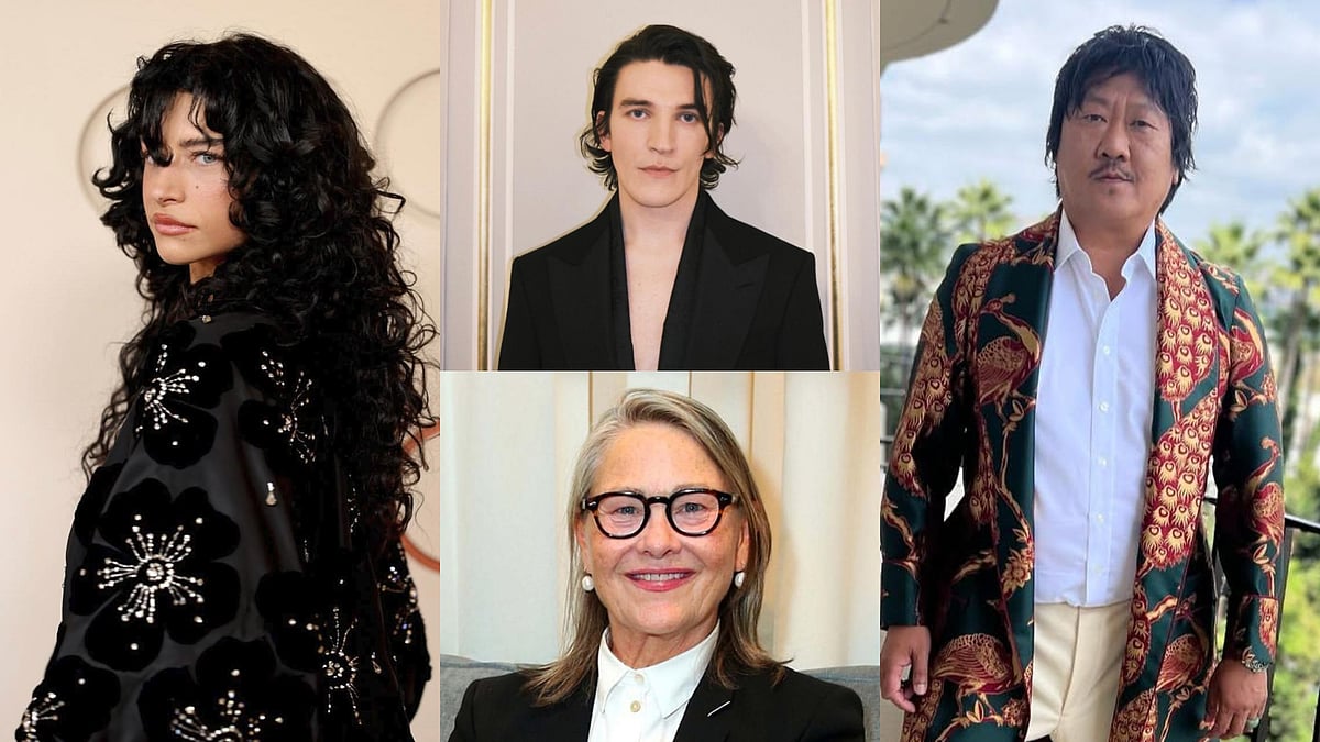 Odessa A’zion, Ewan Mitchell, Cherry Jones & Benedict Wong in Fonda - Instagram