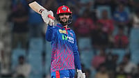 LSG Vs DC: Who Won The POTM Award Yesterday In Indian Premier League 2026 Match 5? AP Photo/Manish Swarup : Delhi Capitals' Sameer Rizvi celebrates his fifty runs during the Indian Premier League cricket match between Lucknow Super Giants and Delhi Capitals in Lucknow, India, Wednesday, April 1, 2026.