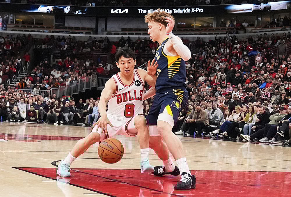 Chicago Bulls Vs Indiana Pacers NBA basketball-Yuki Kawamura