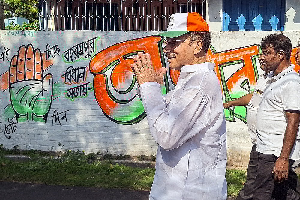 WB polls: Adhir Ranjan campaigns