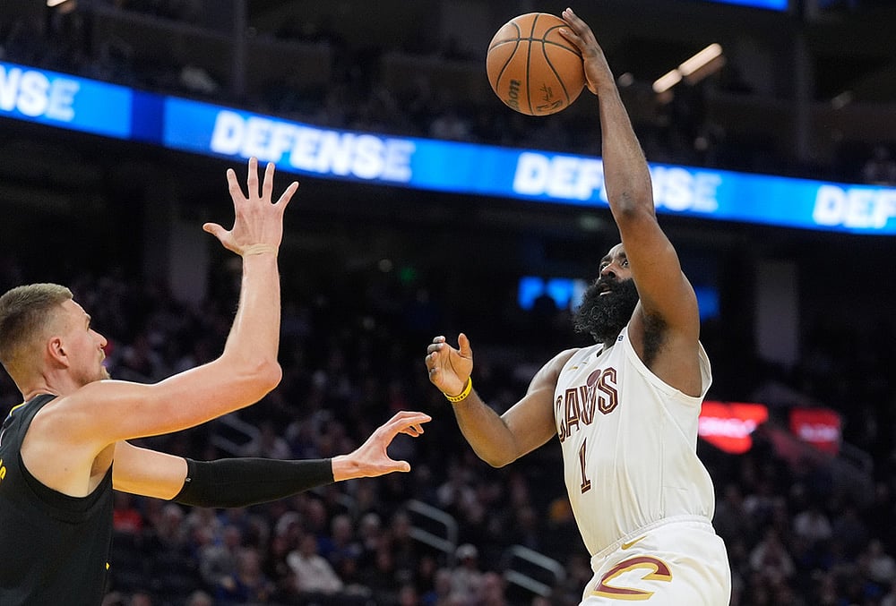 Golden State Warriors Vs Cleveland Cavaliers nba basketball-James Harden