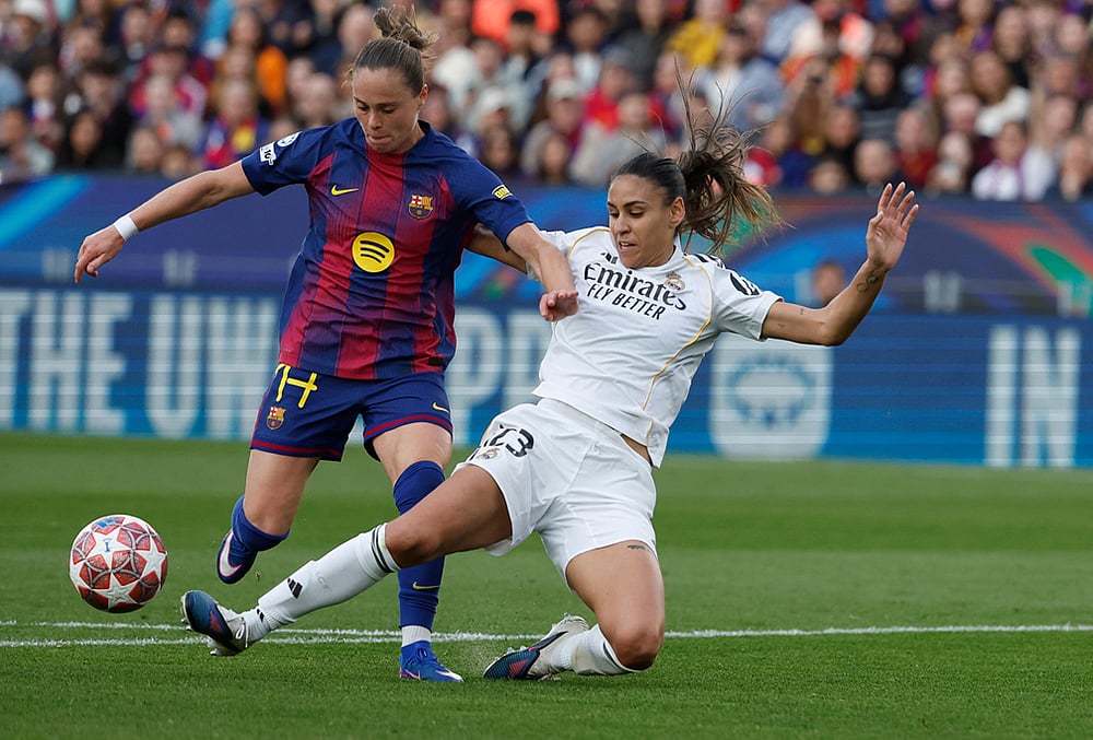 Barcelona vs Real Madrid Womens Champions League soccer-Ewa Pajor
