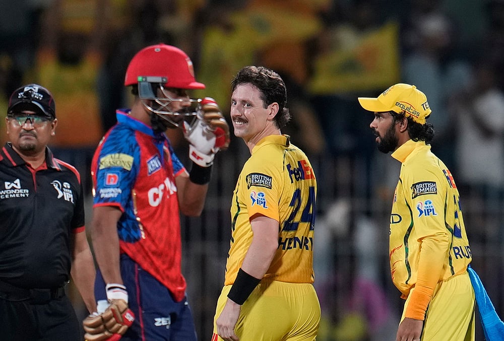 CSK vs PBKS IPL 2026 match 7 t20 cricket photos-Matt Henry