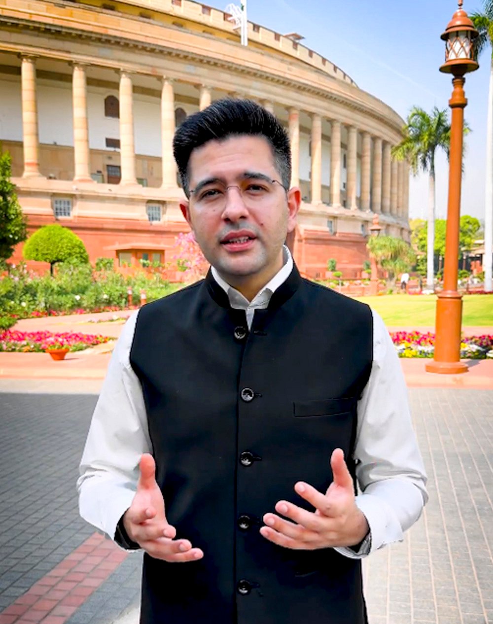 AAP replaces Raghav Chadha as RS deputy leader