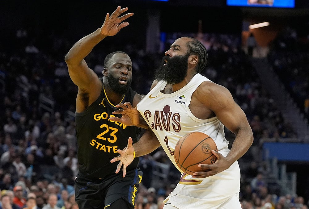 Golden State Warriors Vs Cleveland Cavaliers nba basketball-James Harden