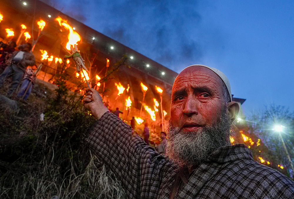 Torch festival in Anantnag