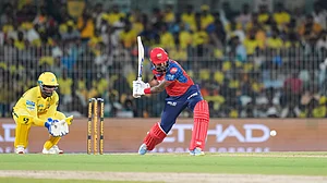 AP Photo : Punjab Kings' captain Shreyas Iyer plays a shot during the Indian Premier League cricket match between Chennai Super Kings and Punjab Kings in Chennai, India, Friday, April 3, 2026.