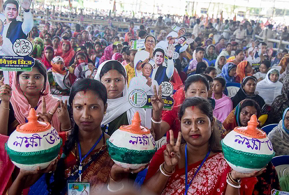 WB polls: TMC rally in Dakshin Dinajpur