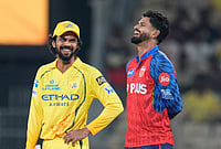 CSK Vs PBKS, IPL 2026: See Best Photos From Indian Premier League Match 7 At Chennai's MA Chidambaram Stadium | Photo: AP/Aijaz Rahi : Chennai Super Kings' captain Ruturaj Gaikwad and Punjab Kings' captain Shreyas Iyer react at the toss during the start of the Indian Premier League cricket match between their teams in Chennai.