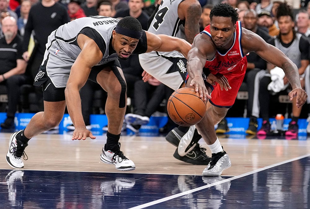 LA Clippers Vs San Antonio Spurs nba basketball-Keldon Johnson