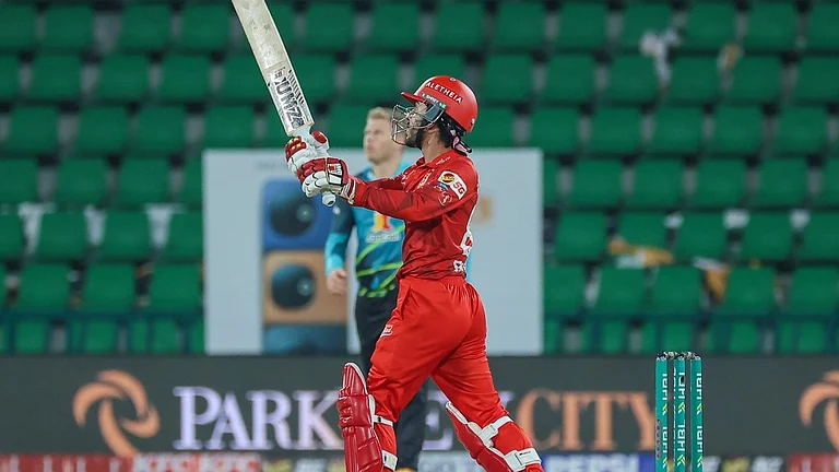Sameer Minhas in action for Islamabad United in PSL 2026 clash againt Rawalpindiz. - null
