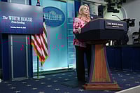 Women Officials In Firing Line: Can Karoline Leavitt, Trump’s Youngest Press Secretary, Hold Her Ground? Alex Brandon : White House press secretary Karoline Leavitt