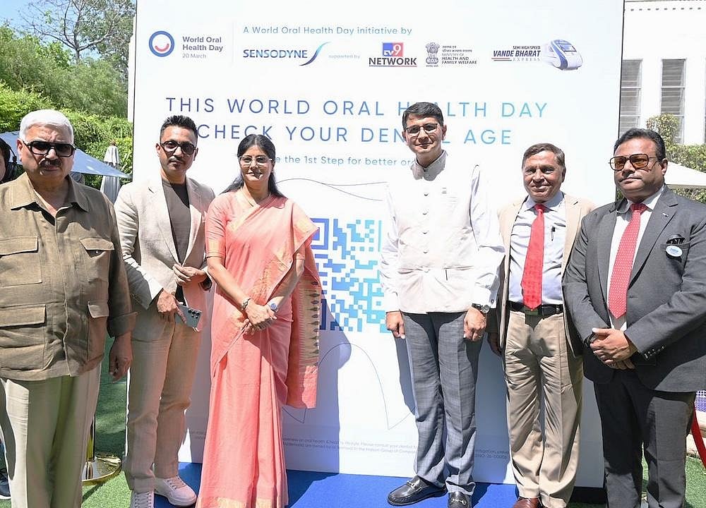 Smt. Anupriya Patel & Haleon CEO launch Sensodyne 'Know Your Dental Age' campaign with IDA - null