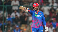 DC Vs MI: Sameer Rizvi’s 90 For Delhi Capitals Etches His Name In Elite IPL Records – Check Here (AP Photo/Manish Swarup) : Delhi Capitals' Sameer Rizvi celebrates his fifty runs during the Indian Premier League cricket match between Delhi Capitals and Mumbai Indians in New Delhi, India, Saturday, April. 4, 2026.