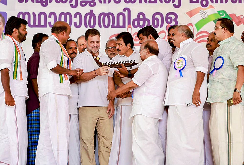 Kerala polls: Rahul Gandhi at public meeting