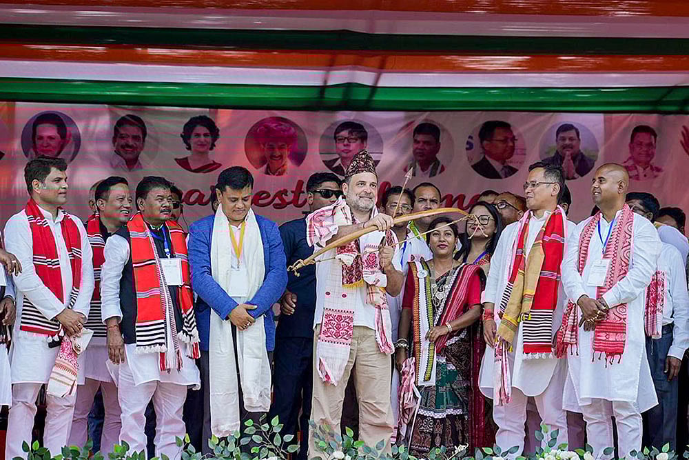 Assam polls: Rahul Gandhi campaign ahead of polls