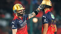 RCBTweets/X : Virat Kohli and Devdutt Padikkal in action against Sunrisers Hyderabad in the IPL 2026 match at Bengaluru. 