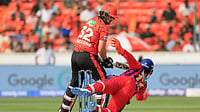 IPL/X : Rishabh Pant takes one handed catch to dismiss Liam Livingtone during SRH vs LSG IPL 2026 match. 