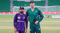 Quetta Gladiators Vs Multan Sultans, PSL 2026: Get Toss Update, Playing XIs thepslt20/X : Saud Shakeel and Ashton Turner at the toss of Quetta Gladiators Vs Multan Sultans, PSL 2026 match at Gaddafi Stadium in Lahore.