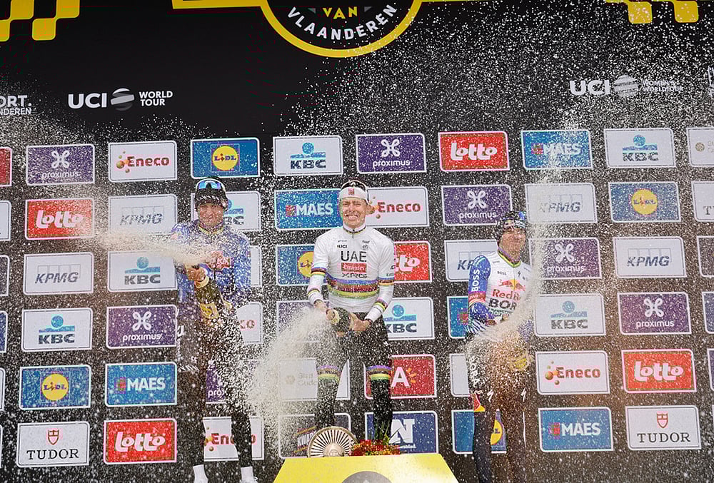 Belgium Tour of Flanders cycling race 2026 photos-Slovenias Tadej Pogacar